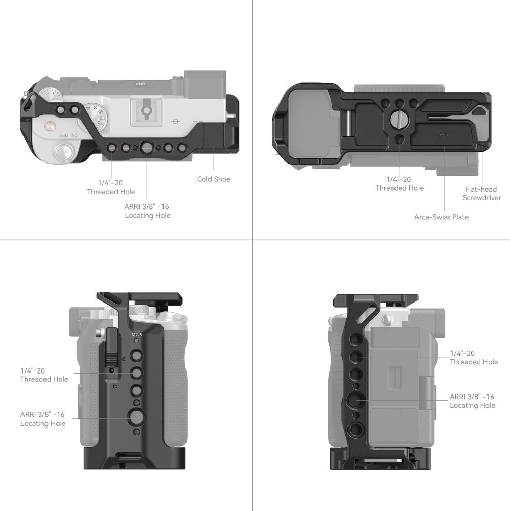 SmallRig Kavez za Sony Alpha 7C 3081B - 10